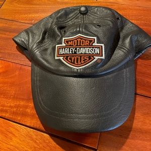 Harley Davidson Leather Cap